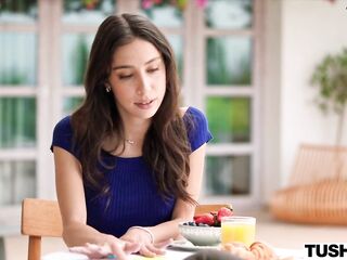 TUSHY Tight Tiny Actress Eva Generosi Has Vehement Anal With Director