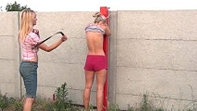 Michelle bare back whipping 2508