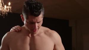 BROMO - Muscled latin brunette Logan Pierce lusts nailed rough