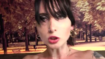 Lou Nesbit’s Goth Seduction: Public Tease & Cum Swallow