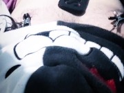 Twink Slut jerks off with nipple clamps