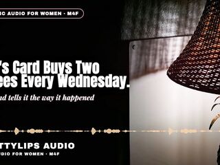 Wife's Card Buys 2 Coffees Each Wednesday · Hotwife Messy Talk [ASMR][M4F][Hotwife]