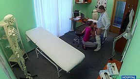 Hot Brunette Trades Sex For Health Check Docs