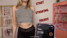 Wiinierox Premature JOI Destroys Premie Losers Gushing Cum Ruins