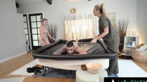 Sexy Coco Lovelock Pretends To Be Masseuse, Threesomes With Kayla Paige (Billy Boston)