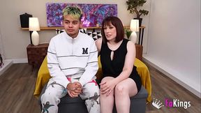 Curvy MILF deflowers an 18-year-old boy. Lucia Bianco is a very horny divorcee - FAKings