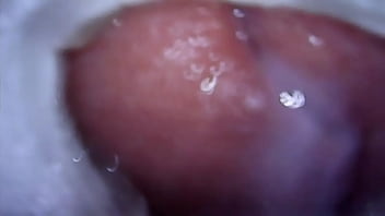 Closeup inside view of fucking and cuming in fleshlight