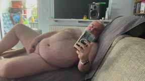 Wanking at the Sofa 5