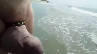 Solo Guy Masturbating on a Secluded Beach