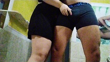 Fitness Model Dry Humping random guy from the Gym ?- STUDYINGLOVINGXXX
