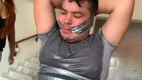 Chubby Boy Followed Home By Crazy Femdom Latina (Episode 2 of 2)
