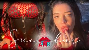 TRIAL OF THE SUCCUBUS : NO CUM CHALLENGE! Asmr/Lollipop/Lips Fetish