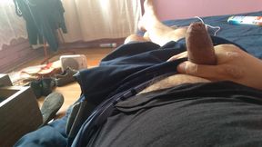 masturbating cock is impressive just for pleasure