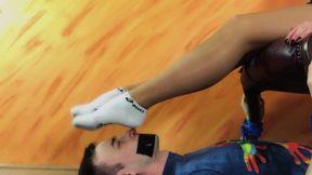 Barbara - Socks Dancing On His Face - HD 1920x1080