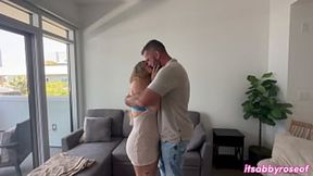 Abby Rose & Manuel Ferrara fuck on the couch