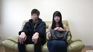 Real Married Japanese Couple First Cuckolding Experience with a JAV Director Helping Out