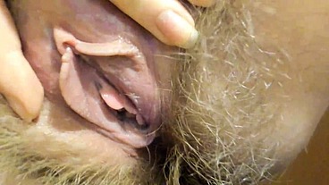 Hairy pussy and ass with full bush!