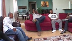 Follies Stripper Bachelor Party Ends Up Interracial Blowbang! (1 of 4 mp4 sd)