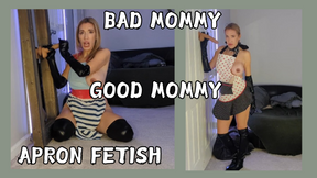 Good and Bad Mommy&#039;s Deep Throat - Apron Fetish