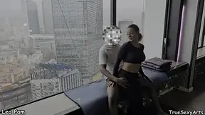 Lea Pam 4K - Fitness Babe seduces Personal Trainer & fucks during Intense Home Workout