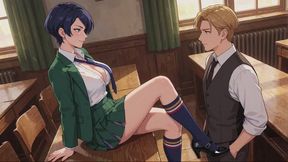 Adult School Stories #3: Bratty Uniform Tease and Goon Training