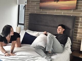 Cheating wife and betrays her spouse with her brother-in-law