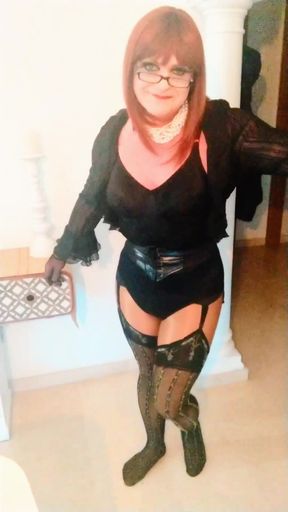Trans lingerie and stockings