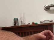 Married cock gets fist fucked on cam with buddies.