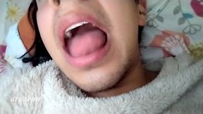 tongue out of my mouth