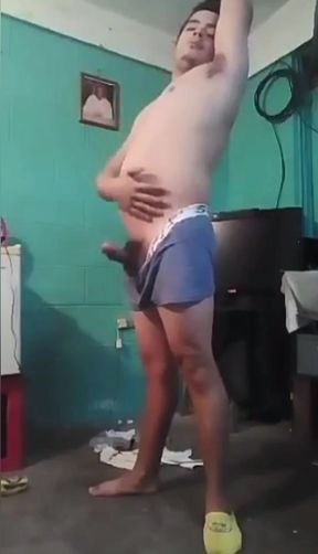 Jesus in boxer pulling his penis chapter 4
