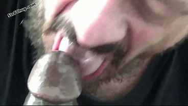 Suck BBC Big Black Cock you cum dump sucking slut