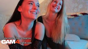 Watch extravagant Sashasparrow and Stella Cardo's smut