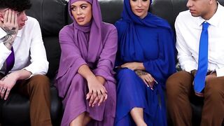 Egyptian Goddess Strips Off Hijab For Her Stepson's Pleasure