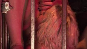 Two lesbians in prison pleasuring each other with pussy licking