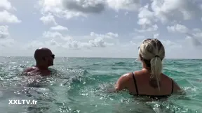 Lesbian Temptation in Miami - Busty French Babes 69 and Lick Big Boobs