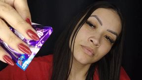 SEE MY BIGGEST TONGUE WITH LOLLIPOP BY KIARA FULL HD