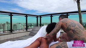 colombian soccer player plunges his cock and balls deep in ariella ferraz ass