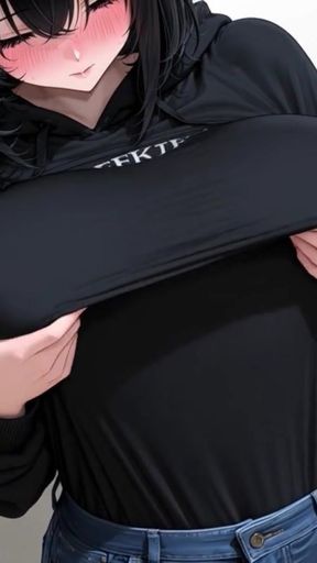 Short black hair and huge beauty   Clip 2