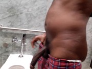 Showing out in public restroom