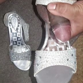 bought glittering heels from Facebook Market Place