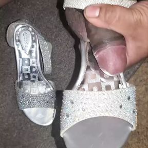 bought glittering heels from Facebook Market Place