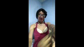 Joselynne Crossdresser Webcam Jun Beauty In Heels And Short Dress Last Part