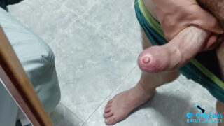 Masturbation, Schwänze, Monsterschwanz, Papa, großer weißer Schwanz, unbeschnitten – unbeschnittene reife Amateur-Schwule ficken anal