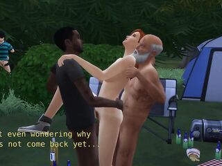 Ddsims - Mommy And Stepdaughter Get Drilled By Homeless Bbc - Sims 4