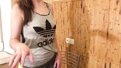 Courier Gets Paid In Tight Pussy And Blowjob Russian Amateur With Dialogue