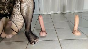 Femboy wrecked riding 8 inch dildo until his prostate scream cum