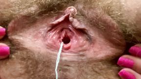 I Came Twice During My Phase! Close up Hairy Pussy Big Clit Punishing Dripping Wet Orgasm