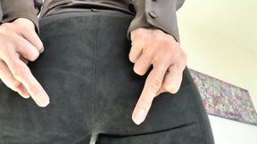 Lustful Lady Victoria Valente Kissing &mdash;  Sniffing &mdash;  Riding & Teasing Her Panty Ass&#x1F351; - Hot Close-Up Action!