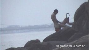 My friend fucking with a girl we met on the beach