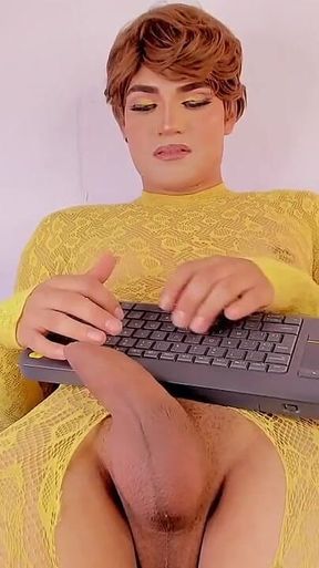 Sexy Sissy Ken Solo Bounce Fat Ass and Talk Dirty for You